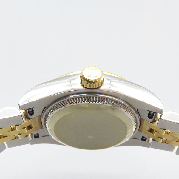 Rolex(�η���) 179173 DATEJUST ��������Ʈ 18K ���ο� ��� �޺� 10P ���̾� �ǹ� ���̾� ����� �극�̽��� �����ƽ 26MM ������ �ð� [���̷Ե���] �̹���6 - ���̺��� �߰���ǰ