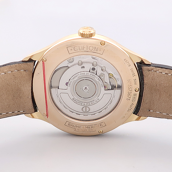 Baume&Mercier(���޸޸��ÿ�) MOA10058 18K ��� Ŭ��ư 39MM ȭ��Ʈ ���̾� ���׹�� �����ƽ ������ �ð� [����������] �̹���4 - ���̺��� �߰���ǰ
