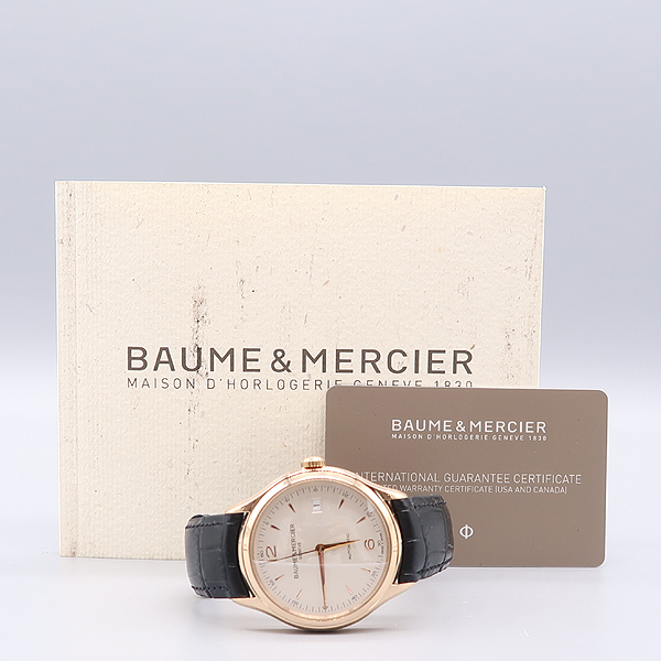 Baume&Mercier(���޸޸��ÿ�) MOA10058 18K ��� Ŭ��ư 39MM ȭ��Ʈ ���̾� ���׹�� �����ƽ ������ �ð� [����������] �̹���5 - ���̺��� �߰���ǰ