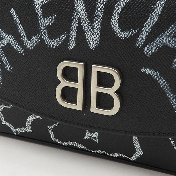 Balenciaga(�߷��þư�) 526682 ���� ���� �׷���Ƽ BB ���� �ΰ� ü�� ����� [�д�������] �̹���3 - ���̺��� �߰���ǰ