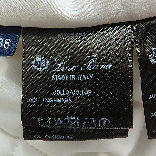 LORO PIANA(�η��ǾƳ�) FAE2856 ��ũ �÷� ĳ�ù̾� 100% ������ �� �� ���� - 38 [��������] �̹���5 - ���̺��� �߰���ǰ