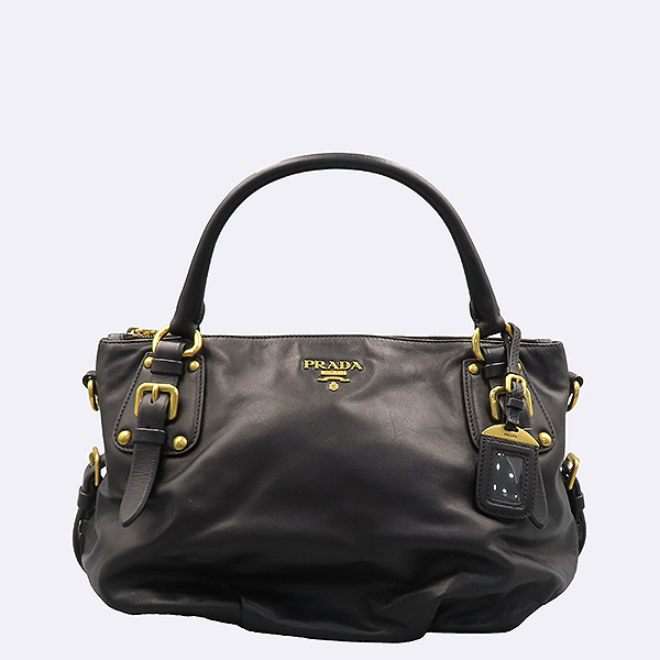 Prada(�����) BR4281 SOFTCALF NERO ���� ����Ʈ ī����Ų ���� ����ΰ� ��Ʈ�� + �����Ʈ�� 2WAY [��������] �̹���2 - ���̺��� �߰���ǰ