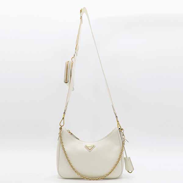 Prada(�����) 1BH204 ȭ��Ʈ �÷� ���ǾƳ� �̴� ��Ƽ ü�� ����� + ũ�ν� ��Ʈ�� 2WAY [��õ��] �̹���4 - ���̺��� �߰���ǰ