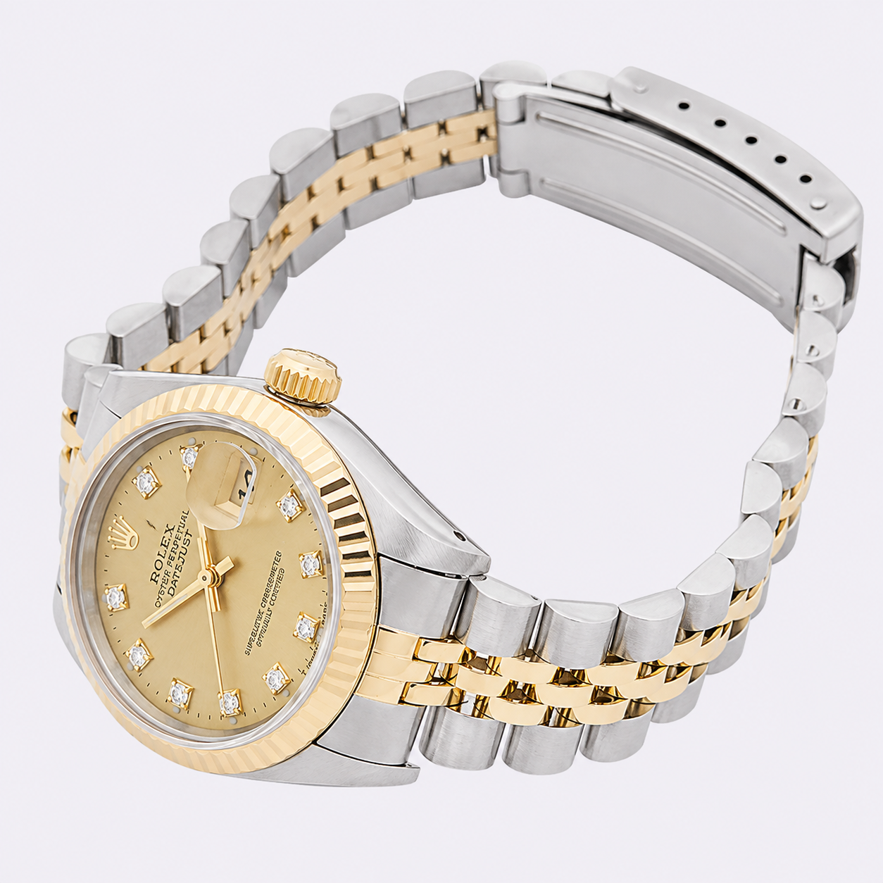 Rolex(�η���) 69173 18K �޺� 10����Ʈ ��� ���̾� DATEJUST(��������Ʈ) 26MM ����� �극�̽��� ������ �ð� [�λ꼾�Һ���] �̹���2 - ���̺��� �߰���ǰ