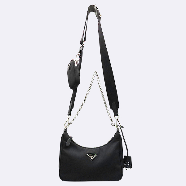 Prada(�����) 1BH204 ������� 2005 �����Ϸ� �� ���ǾƳ� ü�� ����� + ũ�ν� ��Ʈ�� 2WAY [��������] �̹���4 - ���̺��� �߰���ǰ