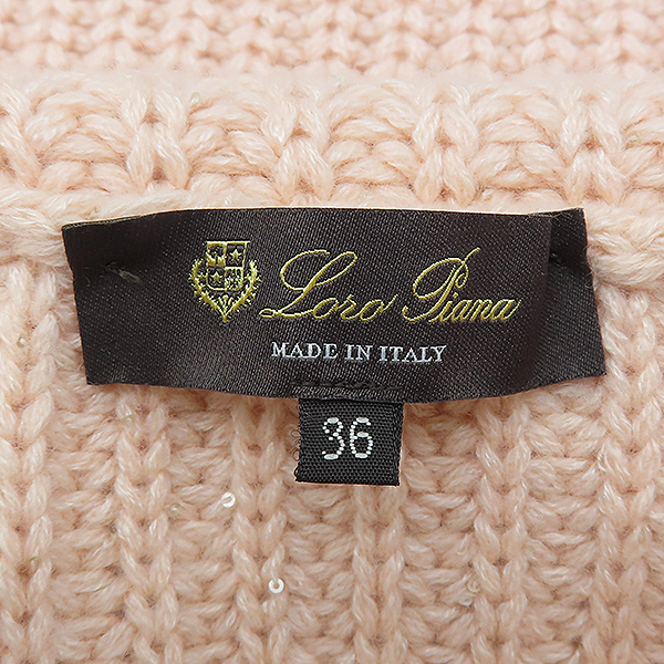 LORO PIANA(�η��ǾƳ�) FAG4316 ��ũ �÷� ĳ�ù̾� ȥ�� ������ ��Ʈ - 36 [��������] �̹���4 - ���̺��� �߰���ǰ