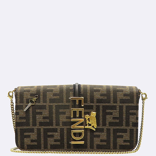 Fendi(���) 8BS076 ���� �ΰ� FF�ΰ� ���׶��� ü�� ���&ũ�ν��� (���� �� Ŀ����) [��������] �̹���2 - ���̺��� �߰���ǰ