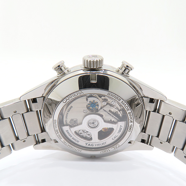 Tag Heuer(�±�ȣ�̾�) CAR2014 BA0799 ���(ī����) Į����1887 ����Ʈ ũ�γ�׷��� �ý���� �����ƽ ��ƿ �극�̽��� ������ �ð� [��õ��] �̹���5 - ���̺��� �߰���ǰ