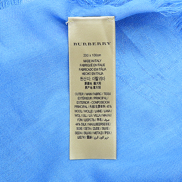 Burberry(������) 4078337 ��Ƽ�÷� ��ȥ�� üũ ��ī�� [��������] �̹���4 - ���̺��� �߰���ǰ