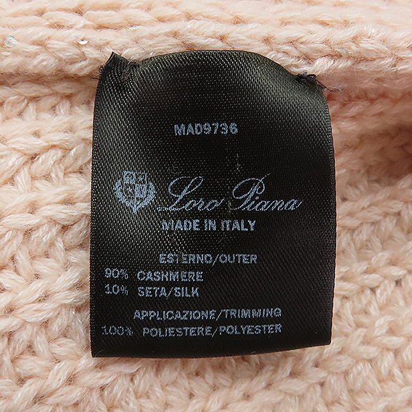 LORO PIANA(�η��ǾƳ�) FAG4316 ��ũ �÷� ĳ�ù̾� ȥ�� ������ ��Ʈ - 36 [��������] �̹���5 - ���̺��� �߰���ǰ