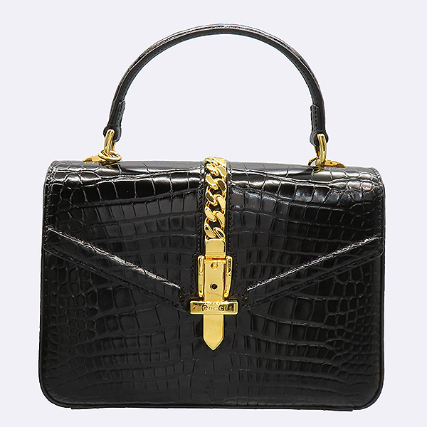 Gucci(����) 589479 �����÷� ũ��ũ���� ���� 1969 �Ǻ� ����Ż ��� ž�ڵ� ��Ʈ�� + ü�ν�Ʈ�� 2WAY [��������] �̹���2 - ���̺��� �߰���ǰ