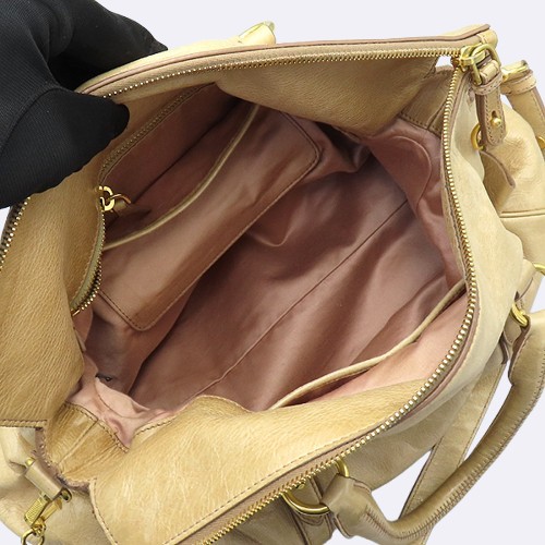 MiuMiu(�̿�̿�) RT0365 VITELLO LUX CAMMEO ������ ���� ���� ��� ���� �ΰ� 2WAY [û��������] �̹���7 - ���̺��� �߰���ǰ