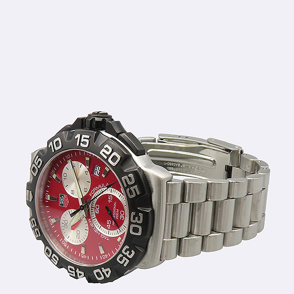 Tag Heuer(�±�ȣ�̾�) CAH1112 FORMULA 1(���ķ� 1) ũ�γ�׷��� ���� ��ƿ ������ �ð� [��������] �̹���2 - ���̺��� �߰���ǰ