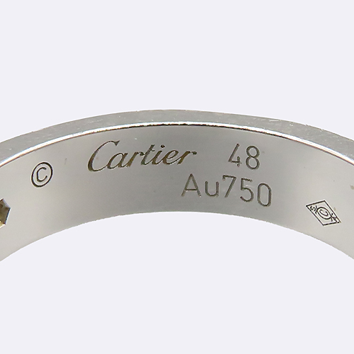 Cartier(��쿡) B4050548 18K ȭ��Ʈ ��� 1����Ʈ ���̾� ���� ���긵 ���� [��������] �̹���3 - ���̺��� �߰���ǰ