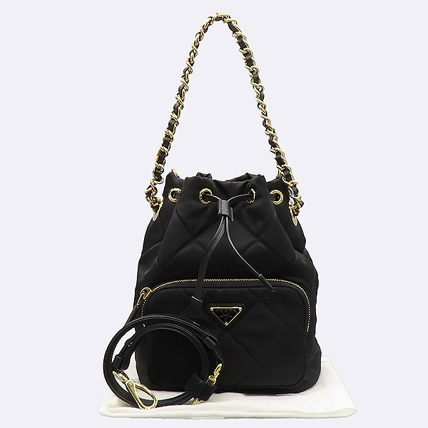 Prada(�����) 1BH038 2AOS F0002 ������� 1995 ü�� �����Ϸ� ����� [��������]