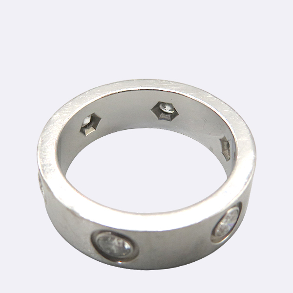 Cartier(��쿡) B4026049 18K ȭ��Ʈ��� 6P ���̾� ���긵 ���� - 10ȣ [��������] �̹���2 - ���̺��� �߰���ǰ