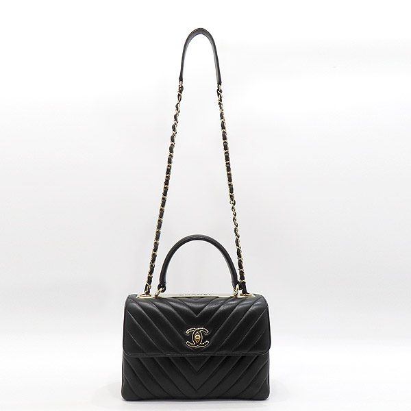 Chanel(����) A92236 ����Ų ���� �÷� ���� ��Ʋ�� ����Ż Ʈ���� CC ���� ��Ʈ�� + ü�ν�Ʈ�� 2WAY [��õ��] �̹���4 - ���̺��� �߰���ǰ