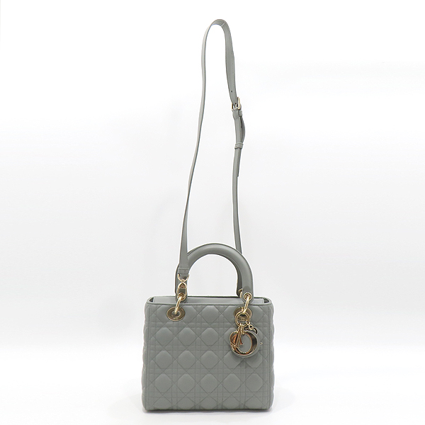 Dior(ũ����î���) M0565ONGE �׷��� ��� ����Ų LADY DIOR ���̵� ��� �̵�� ������ ��Ʈ�� + ũ�ν� ��Ʈ�� [��õ��] �̹���4 - ���̺��� �߰���ǰ