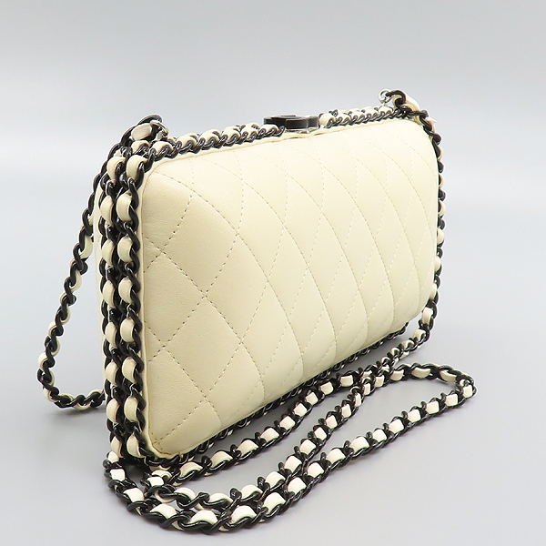 Chanel(����) AS2310 ȭ��Ʈ ����Ų ��Ŀ ��Ż �̺�� (Lacquered Metal Evening) ü�� �Ŀ�ġ ũ�ν��� ����� [���̷Ե���] �̹���3 - ���̺��� �߰���ǰ