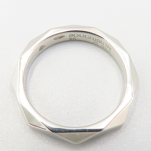 BOUCHERON(�ν���) JAL00014 PT950 �÷�Ƽ�� FACETTE �ļ� ���� ��� ���� [��ź�Ե���] �̹���4 - ���̺��� �߰���ǰ