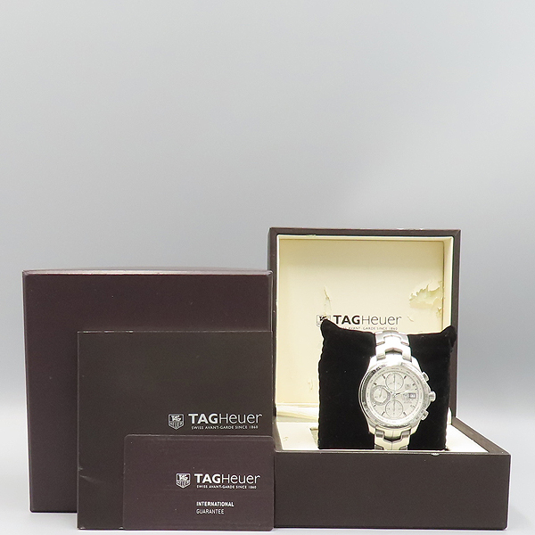 Tag Heuer(�±�ȣ�̾�) CJF211B LINK ��ũ Į���� 16 ũ�γ�׷��� 42MM �����ƽ ��ƿ ���� �ð� [��ź�Ե���] �̹���7 - ���̺��� �߰���ǰ