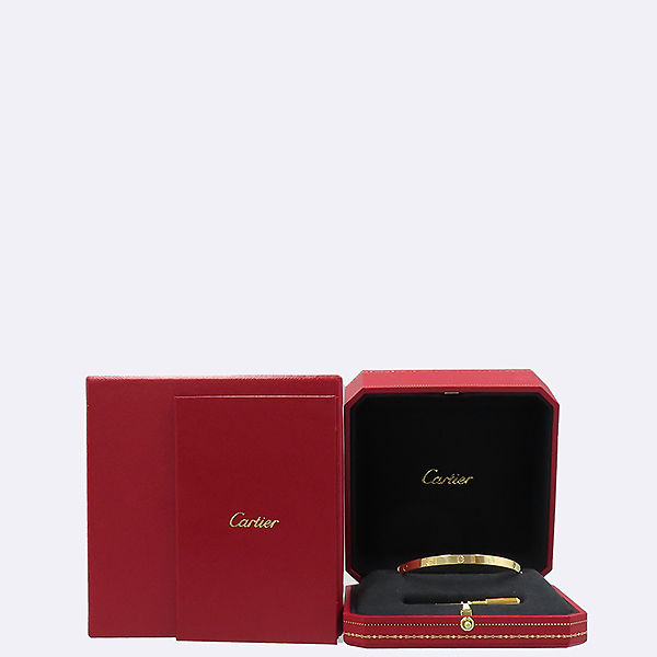 Cartier(��쿡) CRB6081519 18K ���ο� ��� LOVE ���� �̵��(medium) �� �극�̽��� ���� - 19ȣ [�����νż�����] �̹���5 - ���̺��� �߰���ǰ