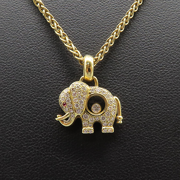 Chopard(���ĵ�) 792252 18K ��� ���� ���� ���̾� 0.47CT Elephant(�ڳ���) ��� ���� ���Ʈ ����� [�ϻ�Ե���] �̹���2 - ���̺��� �߰���ǰ