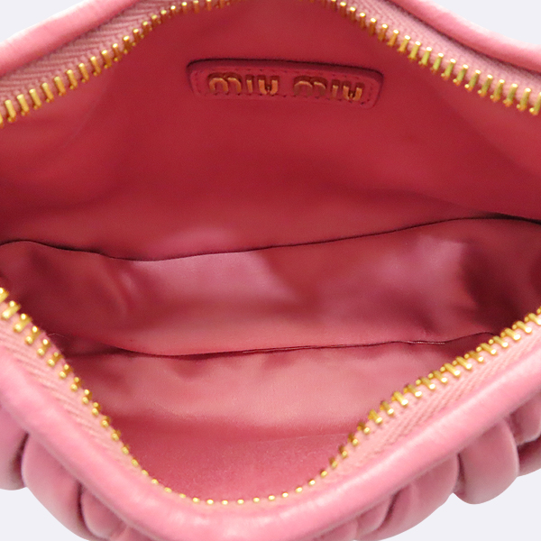 MiuMiu(�̿�̿�) 5BC125 �����Ͼ� ��ũ ���� �ϴ� ��Ʋ��� ȣ�� ����� + ��� ��Ʈ�� 2WAY [��������] �̹���5 - ���̺��� �߰���ǰ