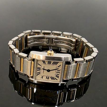 Cartier(까르띠에) W51007Q4 탱크 프랑세즈 18K 콤비 S사이즈 쿼츠 여성용 시계(1) (광주롯데점) Cartier(까르띠에) W51007Q4 탱크 프랑세즈 18K 콤비 S사이즈 쿼츠 여성용 시계(1) (광주롯데점)