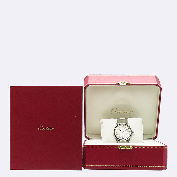 Cartier(��쿡) W6701005 Ronde Solo de Cartier �е� �ַ� �� ��쿡 L ������ 36mm �θ��ε��� ���� ���̾� �������� ����Ʈ ��ƿ ������ð� [��������] �̹���5 - ���̺��� �߰���ǰ