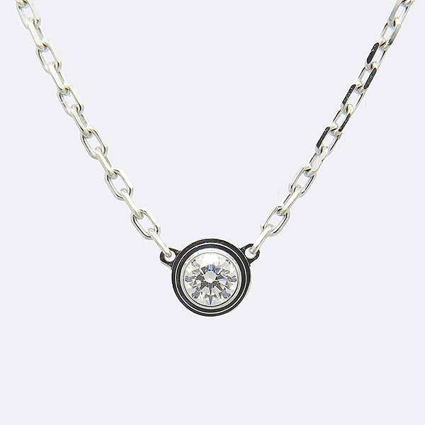 Cartier(��쿡) B7215900 (750)18K ȭ��Ʈ ��� 1����Ʈ ���̾Ƹ�� �ٹ��� ���� ��ũ���� ����� [��������] �̹���2 - ���̺��� �߰���ǰ