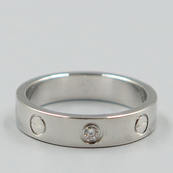 Cartier(��쿡) B4050550 18K ȭ��Ʈ ��� 1����Ʈ ���̾� ���� ���긵 ���� - 10ȣ [�뱸��������] �̹���2 - ���̺��� �߰���ǰ
