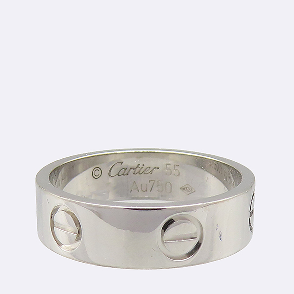 Cartier(��쿡) B4084753 LOVE RING 18K ȭ��Ʈ��� ���긵 ���� 5.5mm - 55ȣ [�б�����] �̹���2 - ���̺��� �߰���ǰ