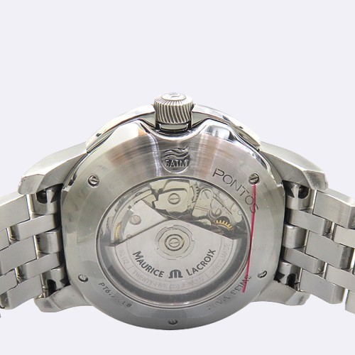 MAURICE LACROIX(�𸮽� ��ũ�ο�) PT6178/88 ũ�γ�׷��� 43MM �����ƽ ��ƿ ������ �ð� [û��������] �̹���3 - ���̺��� �߰���ǰ
