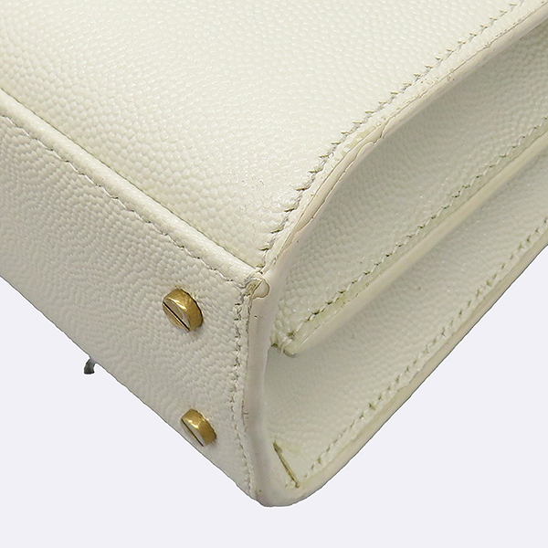 YSL(���ζ�) 623930 BLANC VINTAGE �÷� �׷��� �� ���� CASSANDRA MINI TOP ī���� �̴� ž �ڵ� ����ΰ� ��Ʈ�� + �����Ʈ�� 2WAY [��������] �̹���6 - ���̺��� �߰���ǰ