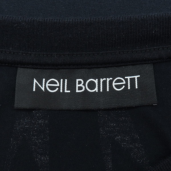 NEIL BARRETT(�ҹٷ�) PBJT555S ��� ���� �÷� �� 100% �ΰ� ������ ����Ƽ - M [��������] �̹���4 - ���̺��� �߰���ǰ