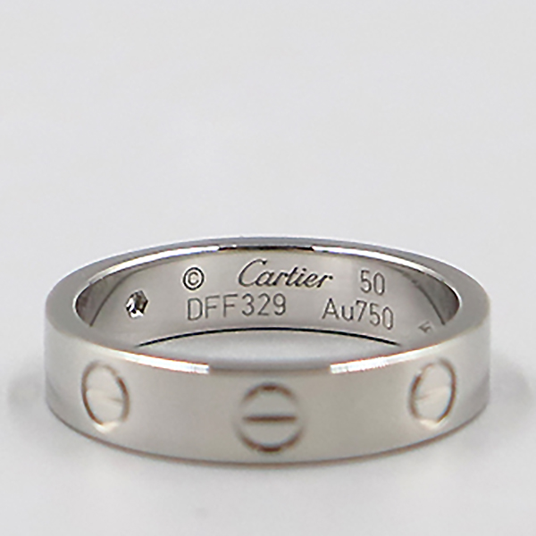 Cartier(��쿡) B4050550 18K ȭ��Ʈ ��� 1����Ʈ ���̾� ���� ���긵 ���� - 10ȣ [�뱸��������] �̹���3 - ���̺��� �߰���ǰ