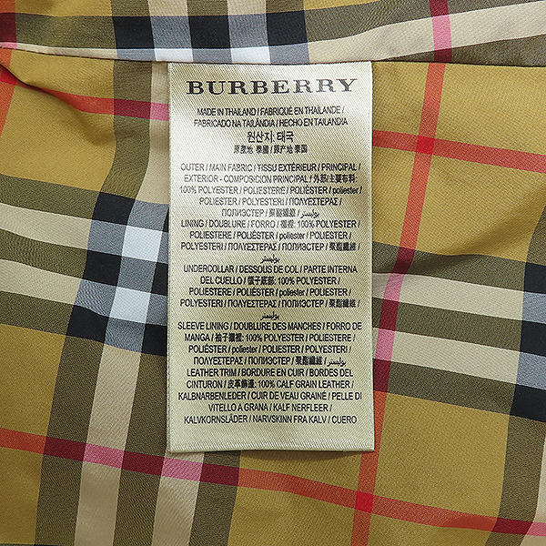 Burberry(������) 8006111 ���� �÷� ���� ����ó�� �ĵ� Ÿ��Ÿ Ʈ��ġ��Ʈ [��������] �̹���5 - ���̺��� �߰���ǰ