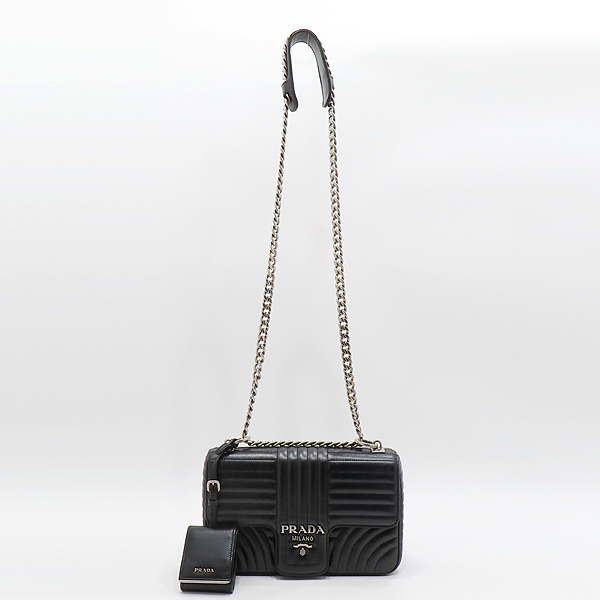 Prada(�����) 1BD108 ���� ����Ʈ ī�� ���� ���� �ΰ� ���̾�׷� �÷� ü�� �̵�� ����� [��õ��] �̹���4 - ���̺��� �߰���ǰ