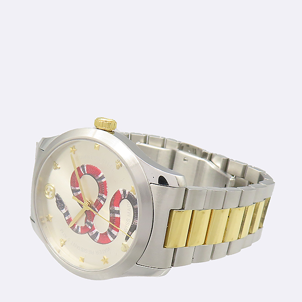 Gucci(����) YA1264076 126.4 G-Ÿ�Ӹ��� 38MM ������ũ ���� �޺� ������ �ð� [��������] �̹���2 - ���̺��� �߰���ǰ