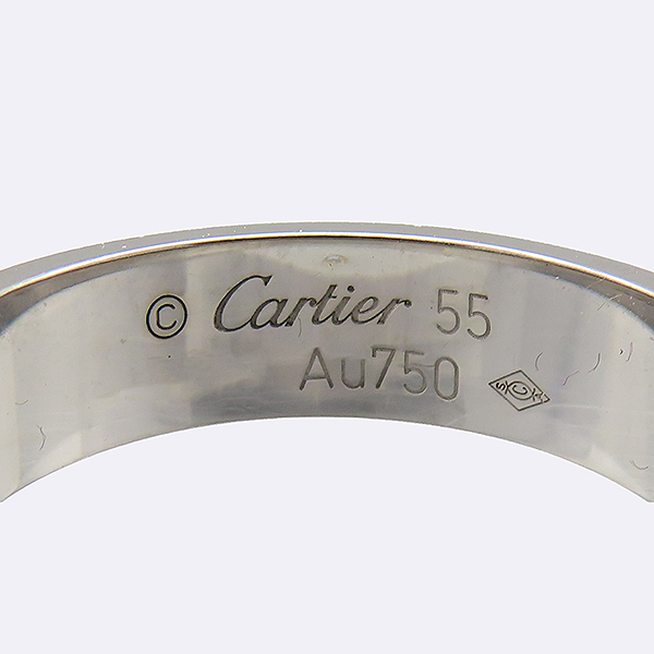 Cartier(��쿡) B4084753 LOVE RING 18K ȭ��Ʈ��� ���긵 ���� 5.5mm - 55ȣ [�б�����] �̹���3 - ���̺��� �߰���ǰ
