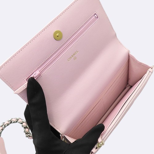 Chanel(����) AP0957 ��ũ �÷� ���� CHANEL 19 WOC �̴� ü�� ũ�ν��� [û��������] �̹���6 - ���̺��� �߰���ǰ