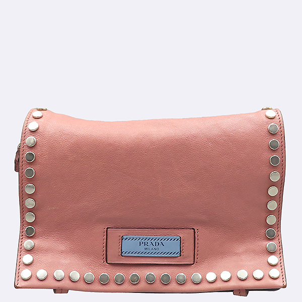 Prada(�����) 1BD082 ��ũ �÷� GLACE CALF ���͵� ��Ƽ�� ũ�ν��� [�����] �̹���2 - ���̺��� �߰���ǰ