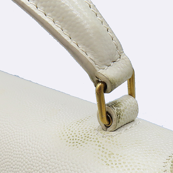 YSL(���ζ�) 623930 BLANC VINTAGE �÷� �׷��� �� ���� CASSANDRA MINI TOP ī���� �̴� ž �ڵ� ����ΰ� ��Ʈ�� + �����Ʈ�� 2WAY [��������] �̹���5 - ���̺��� �߰���ǰ