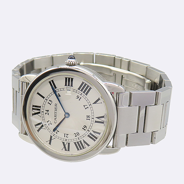 Cartier(��쿡) W6701005 Ronde Solo de Cartier �е� �ַ� �� ��쿡 L ������ 36mm �θ��ε��� ���� ���̾� �������� ����Ʈ ��ƿ ������ð� [��������] �̹���2 - ���̺��� �߰���ǰ