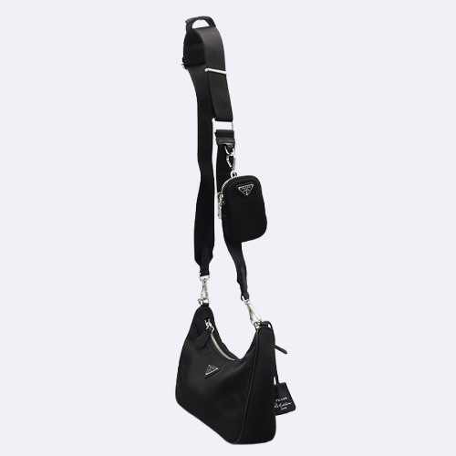 Prada(�����) 1BH204 ������� 2005 �����Ϸ� �� ���ǾƳ� ü�� ����� + ũ�ν� ��Ʈ�� 2WAY [û��������] �̹���4 - ���̺��� �߰���ǰ