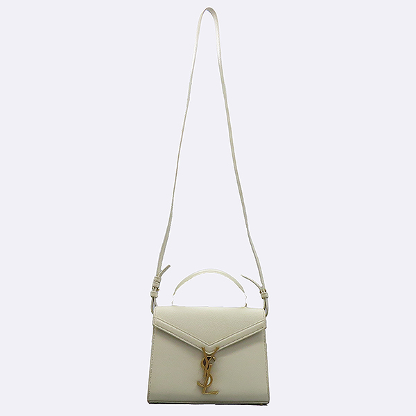 YSL(���ζ�) 623930 BLANC VINTAGE �÷� �׷��� �� ���� CASSANDRA MINI TOP ī���� �̴� ž �ڵ� ����ΰ� ��Ʈ�� + �����Ʈ�� 2WAY [��������] �̹���3 - ���̺��� �߰���ǰ
