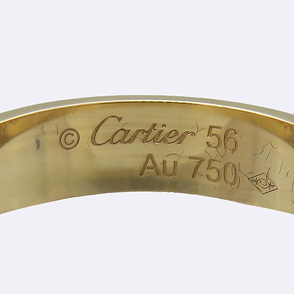Cartier(��쿡) B4084656 AU750 18K ���ο� ��� LOVE RING ���긵 5.5MM ���� - 16ȣ [��������] �̹���3 - ���̺��� �߰���ǰ