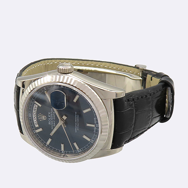 Rolex(�η���) 118139 18K ȭ��Ʈ ��� ���� ���� ����Ʈ 36MM ���� ���̾� �Ǿ� ���׹�� ������ �ð� [�ϻ�Ե���] �̹���2 - ���̺��� �߰���ǰ