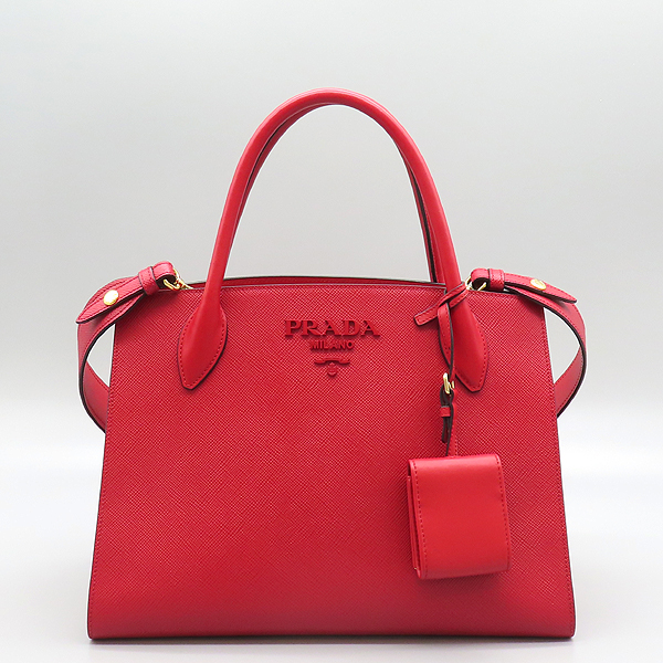 Prada(�����) 1BA155 ���� �÷� ���ǾƳ� ���ũ�� ž�ڵ� ��Ʈ�� + �����Ʈ�� 2-WAY [���̷Ե���] �̹���2 - ���̺��� �߰���ǰ